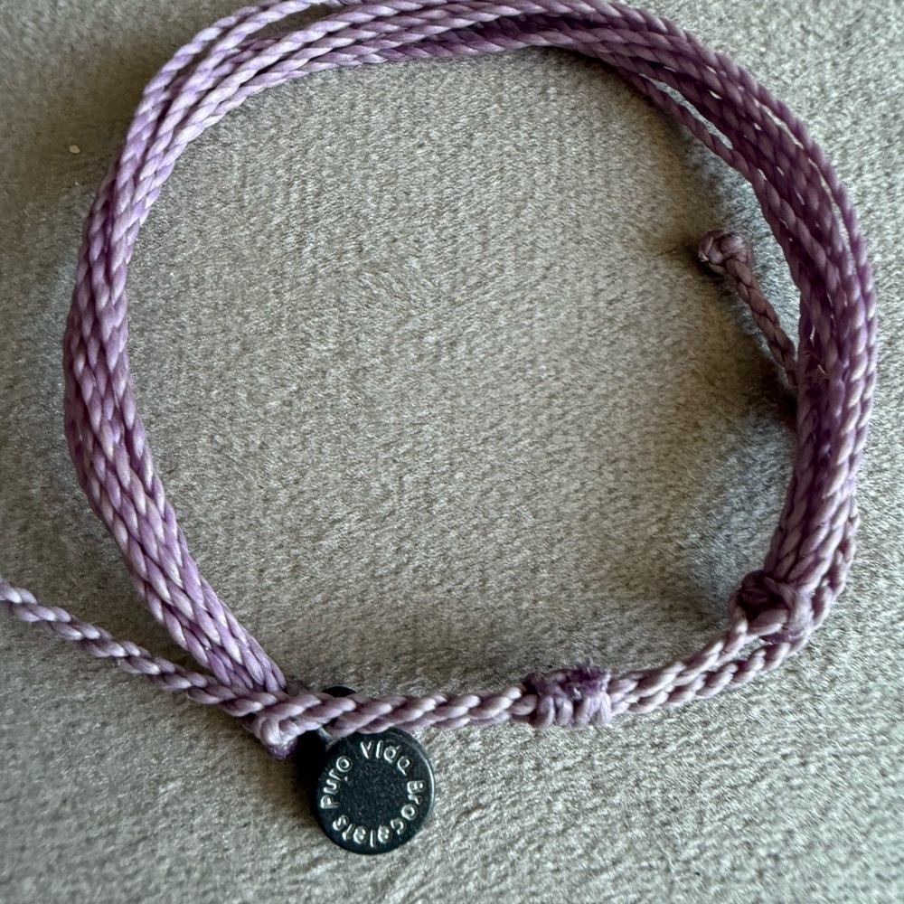 Pura Vida Lavender Braided Bracelet
